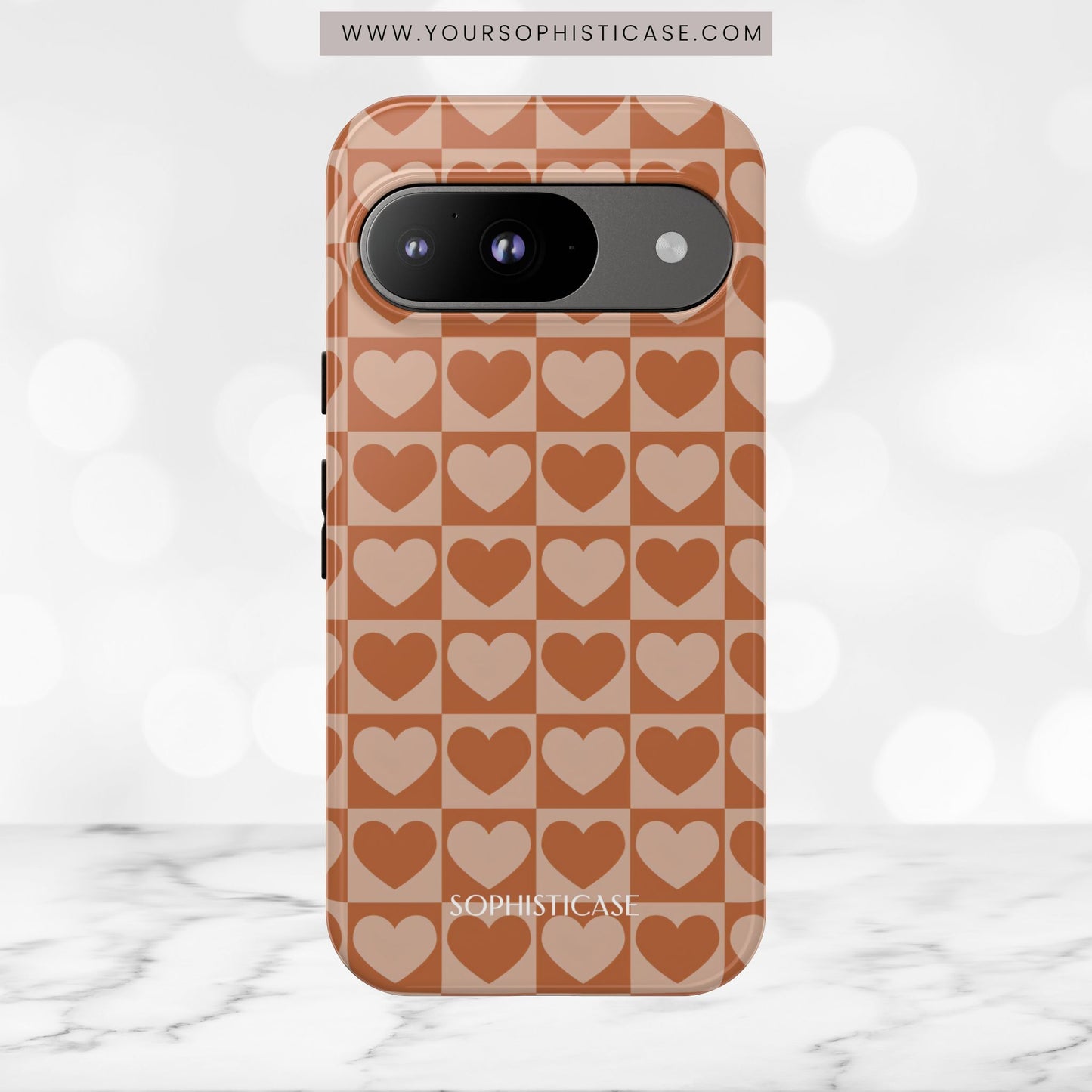 Tough Love in Brown - Tough Phone Case