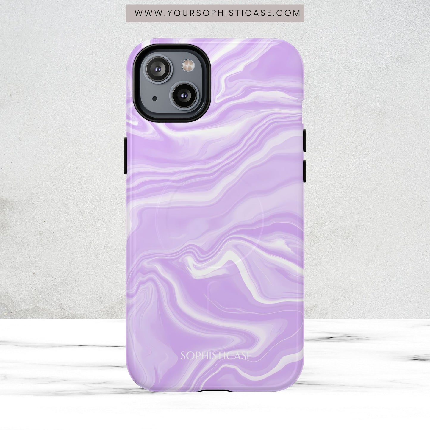Liquid Dreams in Light Purple - Magsafe Case