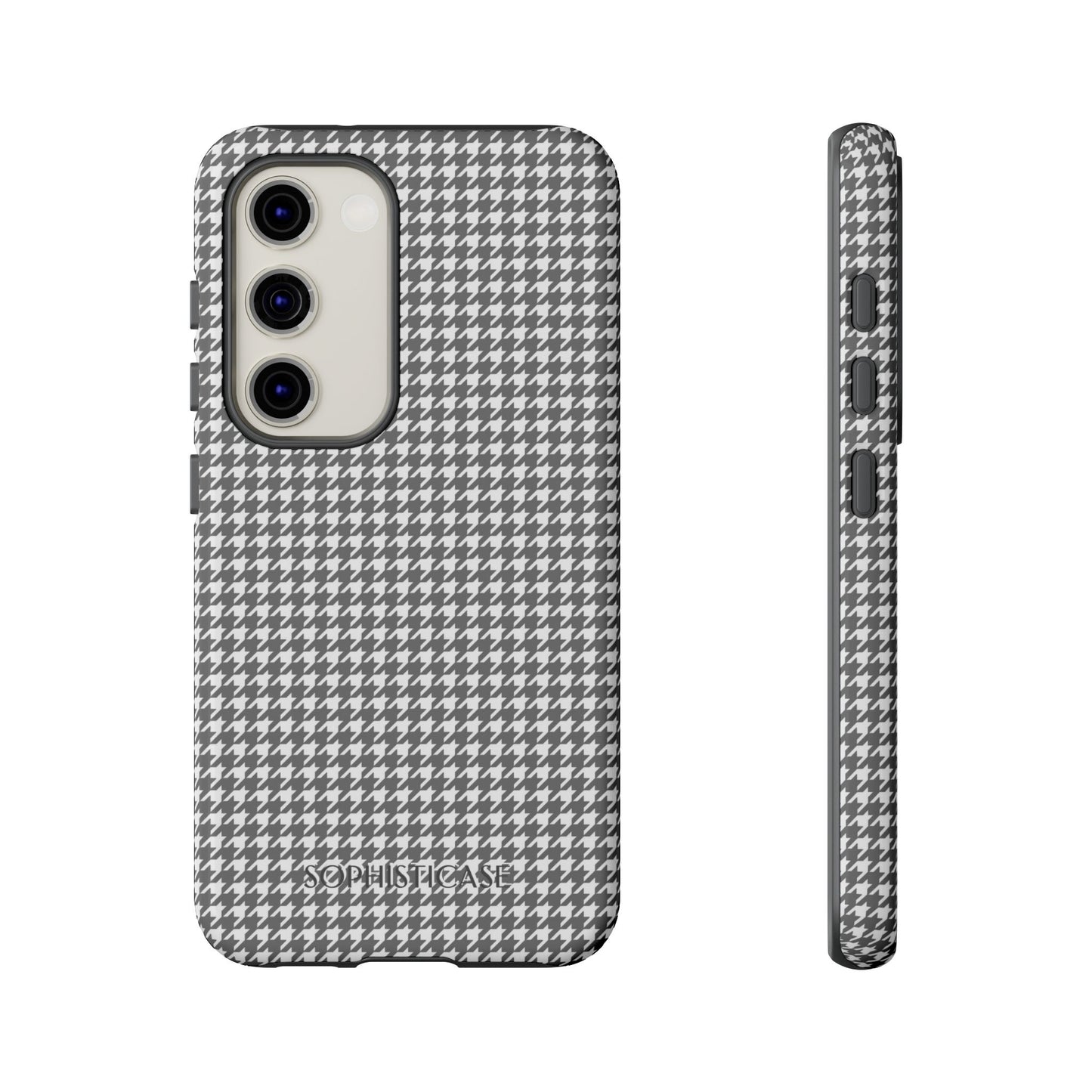 Tough Case - Houndstooth in Grey