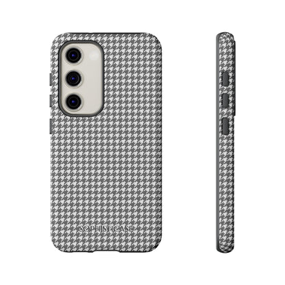 Tough Case - Houndstooth in Grey