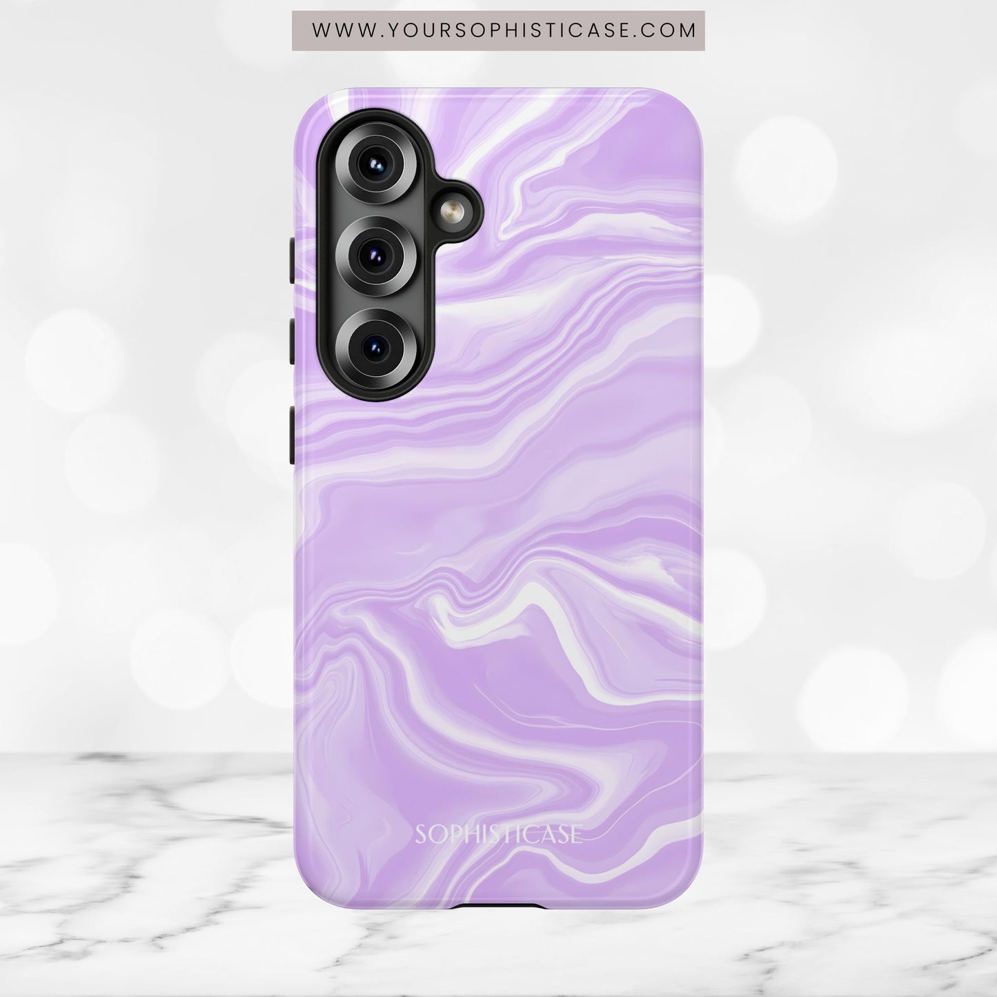 Liquid Dreams in Light Purple - Tough Phone Case