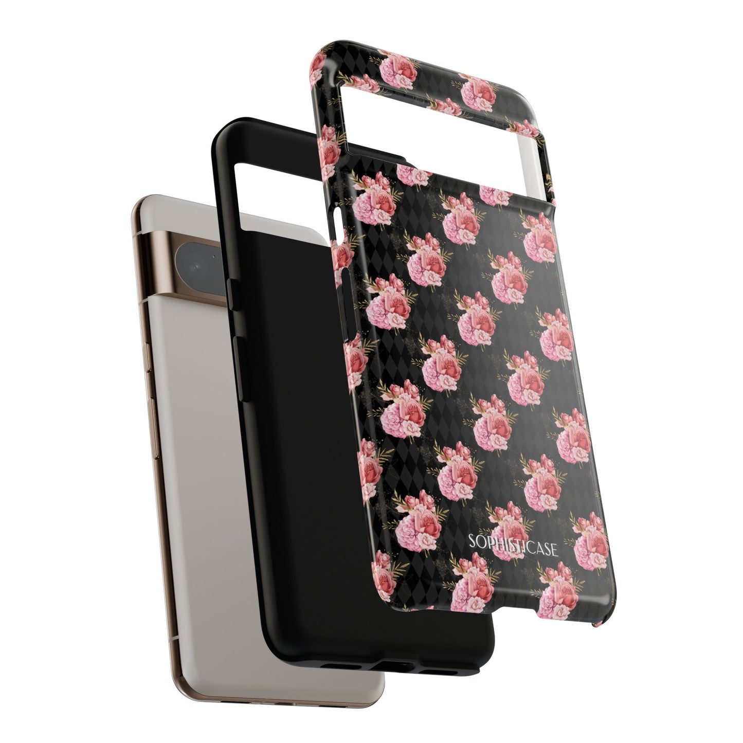 Rose Diamond Romance in Vivienne - Tough Phone Case