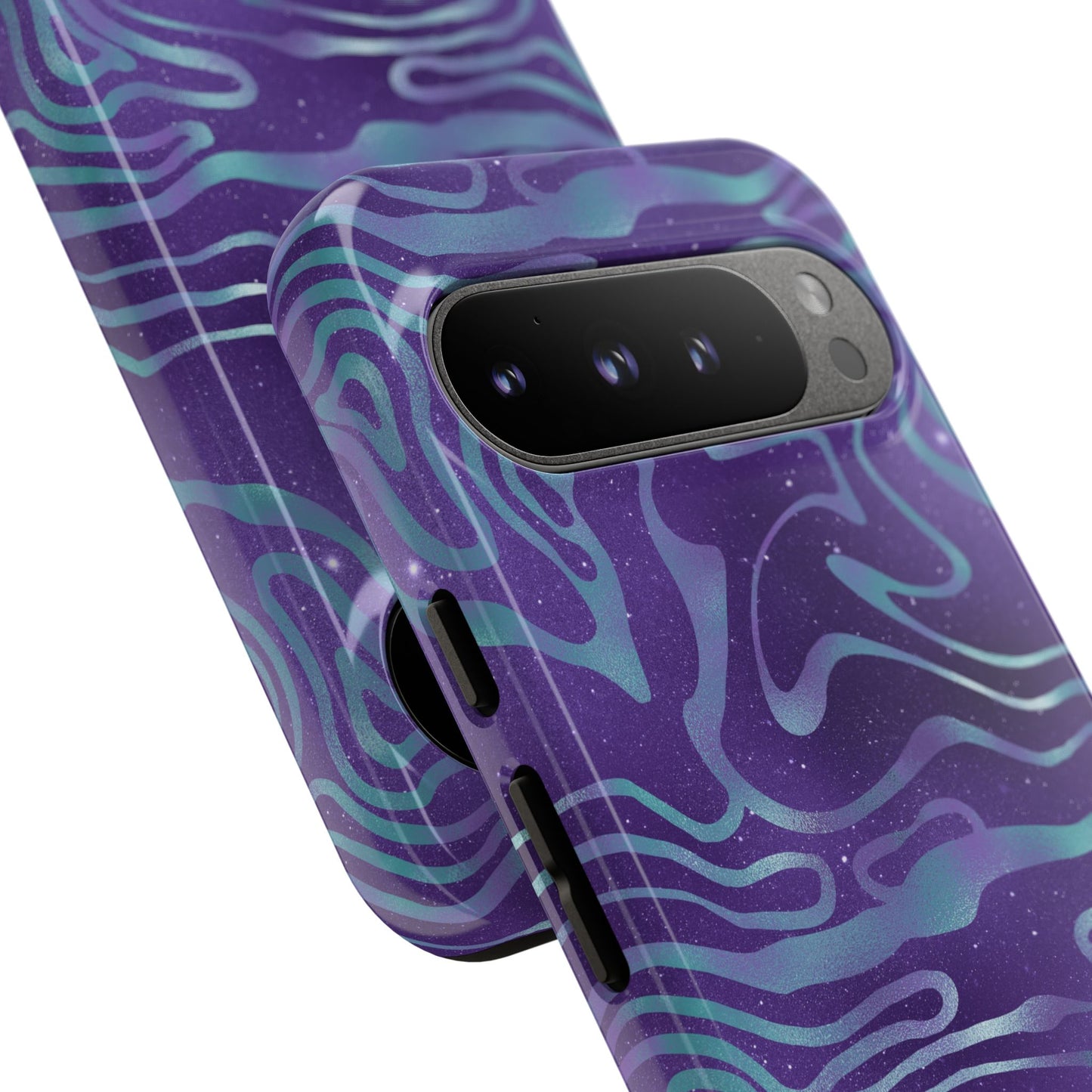 Cosmic Gold in Blue & Purple - iPhone Case, Samsung Galaxy Case, Google Pixel Case