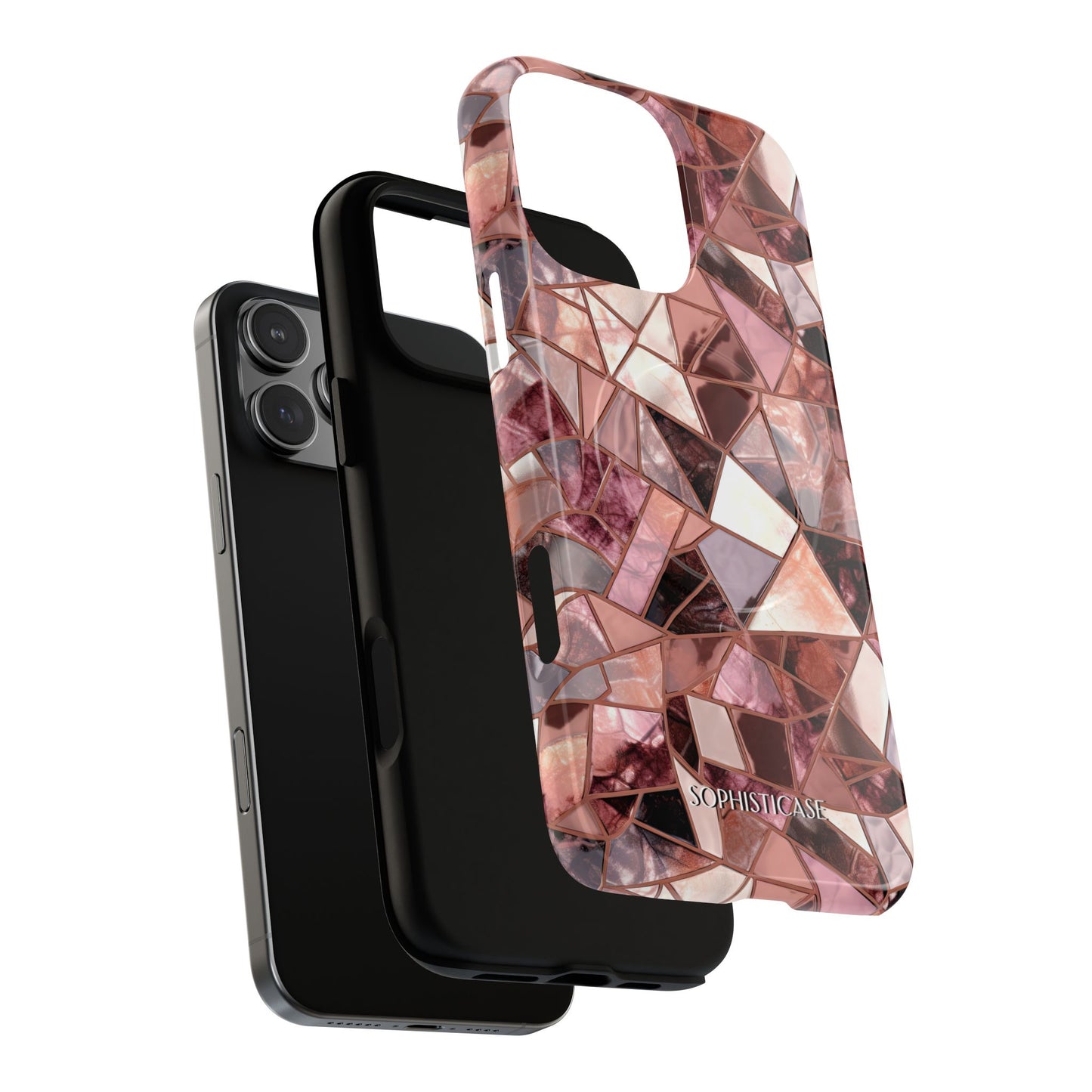 Rose' Runway in Merlot Mosaic - Magsafe Case