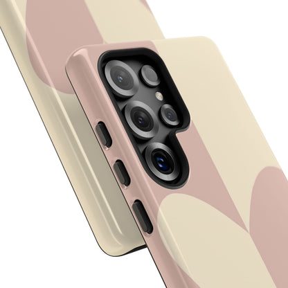 Be Mine in Brown and Beige - iPhone Case, Samsung Galaxy Case, Google Pixel Case