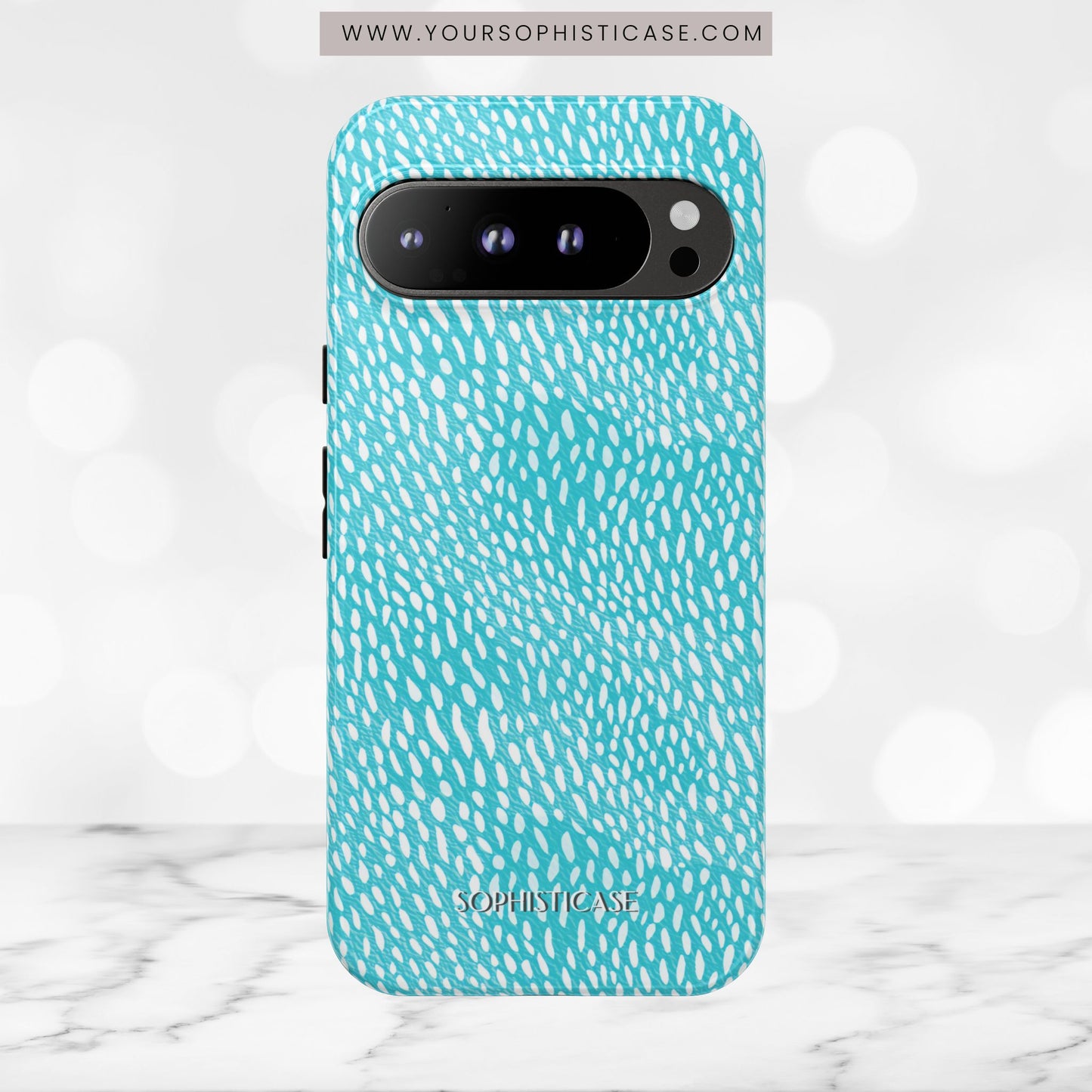 Oh Deer! in Aqua - Tough Phone Case
