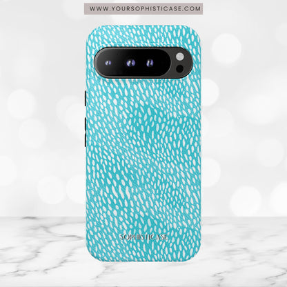 Oh Deer! in Aqua - Tough Phone Case