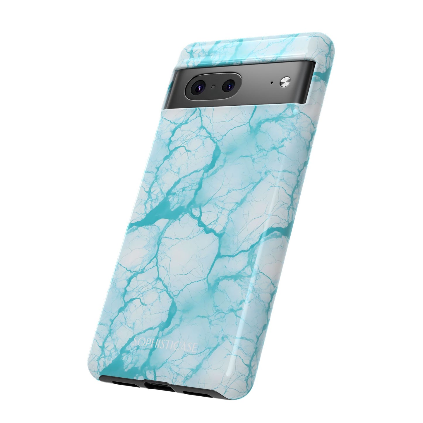 Marble Opulence in Aqua - Tough Phone Case