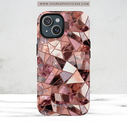 Rose' Runway in Merlot Mosaic - Magsafe Case
