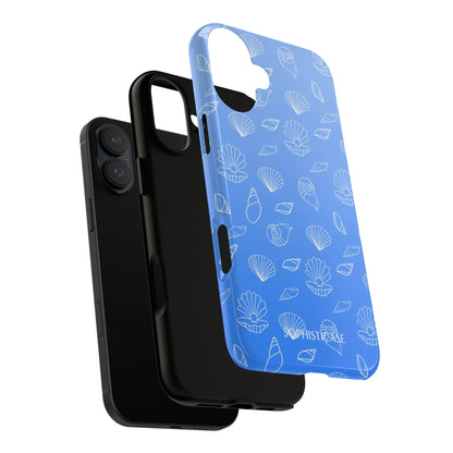 Seashell Society in Ocean Blue - iPhone Case