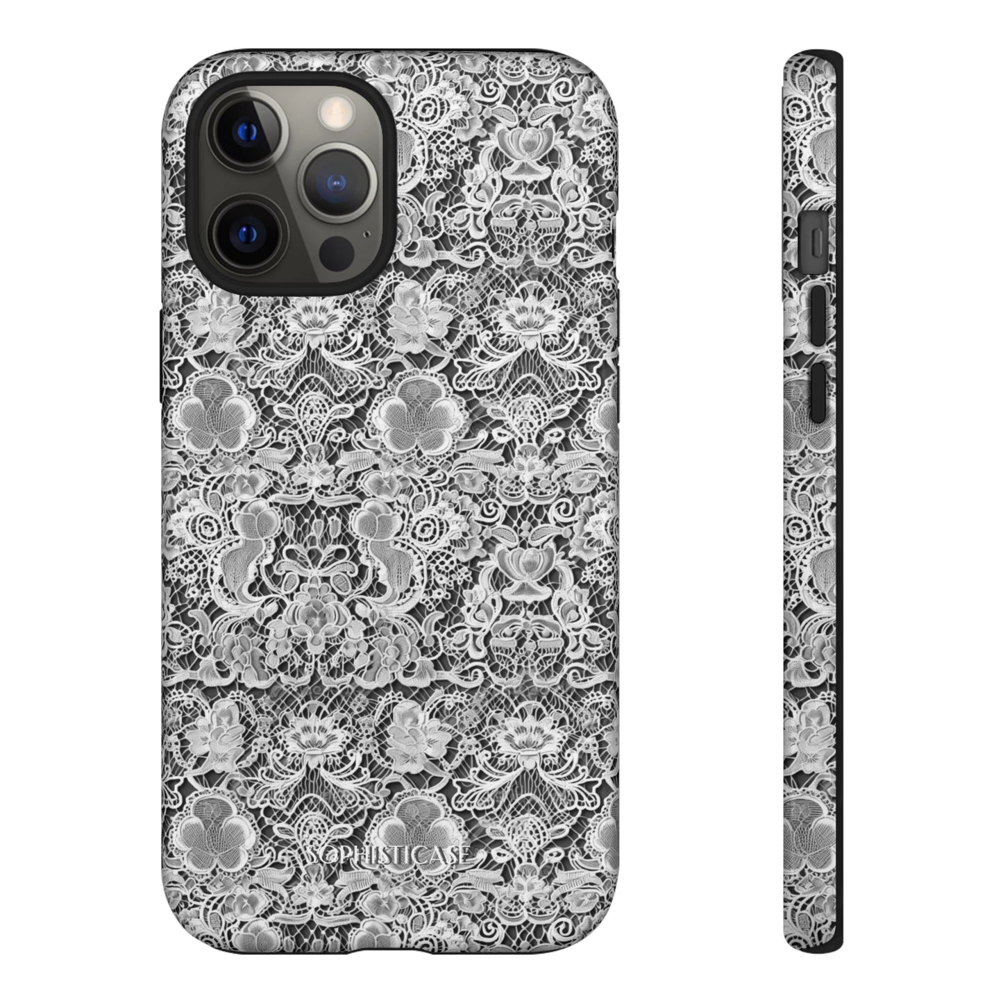 Luxe Lace in Black - iPhone Case, Samsung Galaxy Case, Google Pixel Case