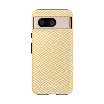 Illusions in Yellow - Dual Layer Shockproof Phone Case for iPhone, Google Pixel and Samsung Galaxy