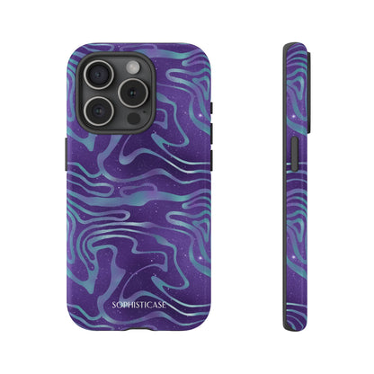 Cosmic Gold in Blue & Purple - iPhone Case, Samsung Galaxy Case, Google Pixel Case