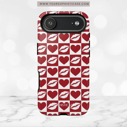 Belle Amie in Red - iPhone Case