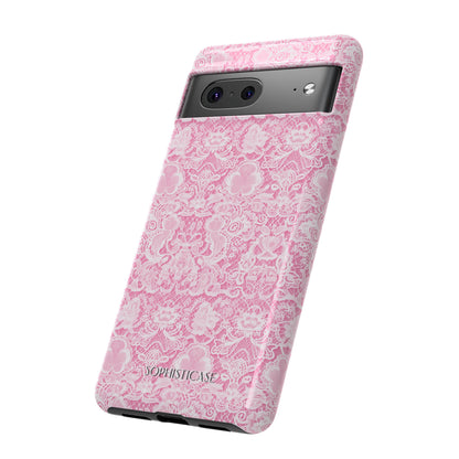 Luxe Lace in Pink - Tough Phone Case