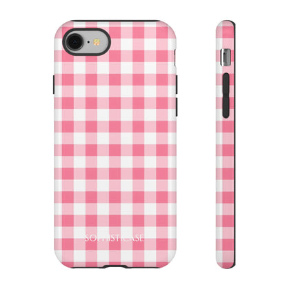 Tough Case - Gingham in Salmon