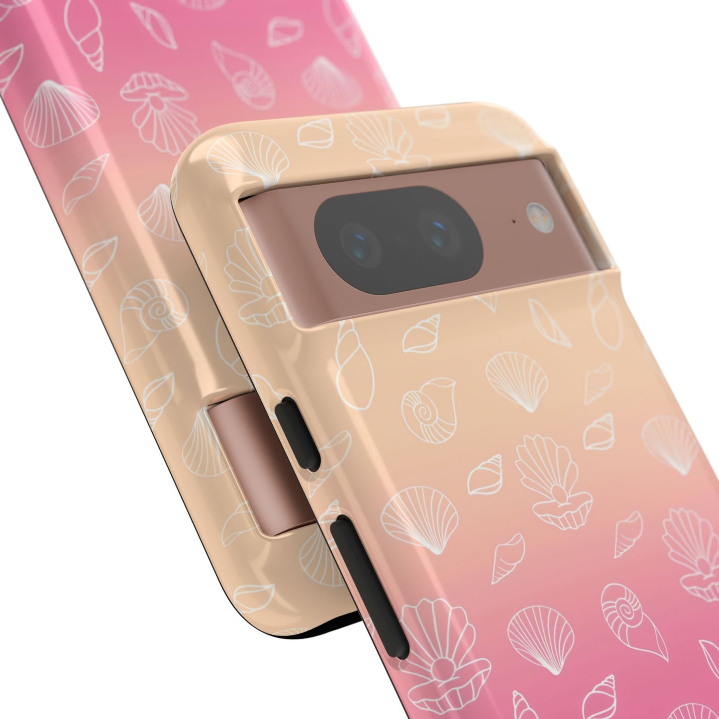 Seashell Society in Sandy Pink Sunset - iPhone Case, Samsung Galaxy Case, Google Pixel Case