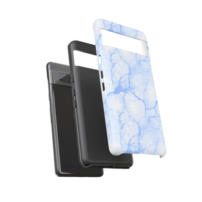 Marble Opulence in Blue - Tough Phone Case