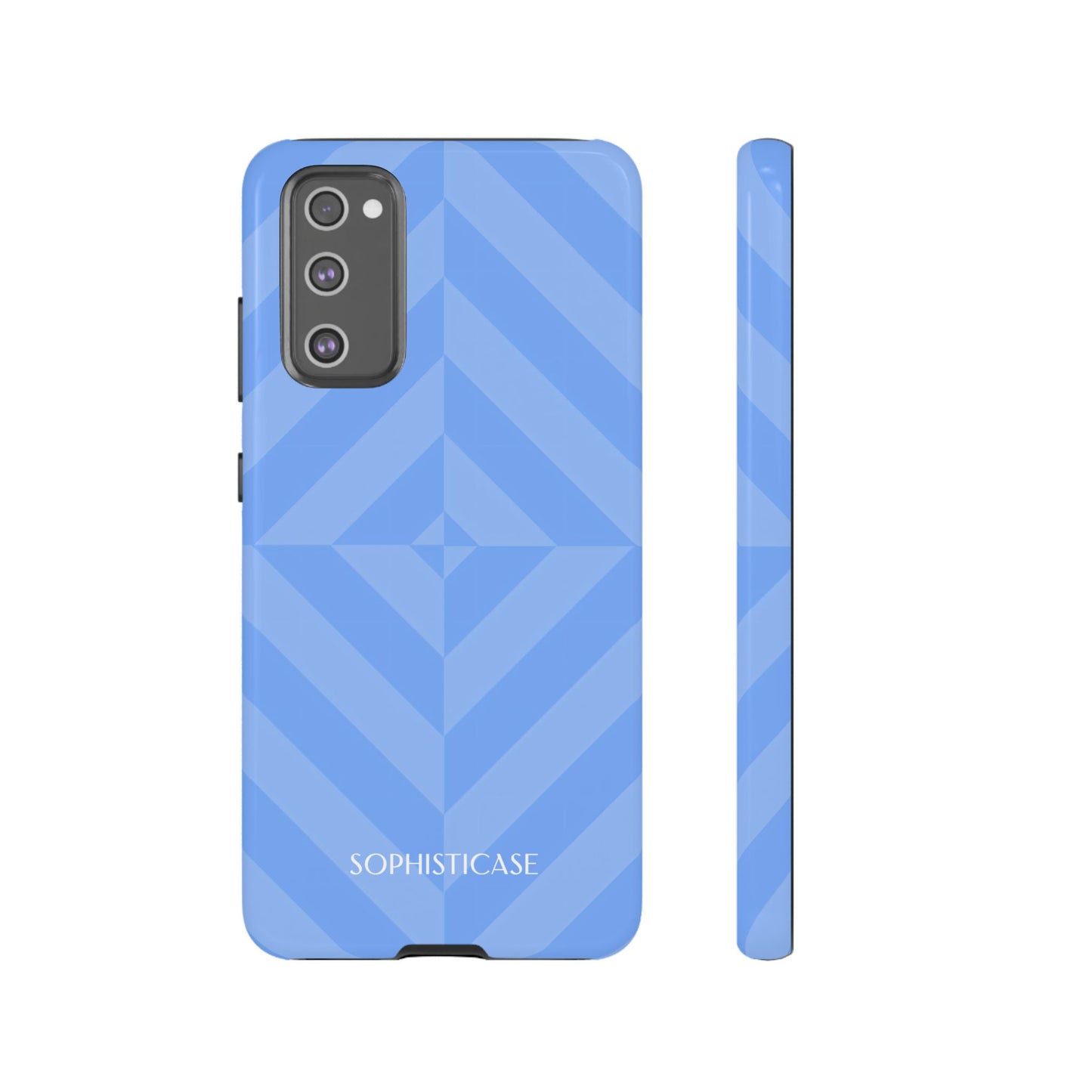 Zenergy in Blue - Dual Layer Shockproof Phone Case for iPhone, Google Pixel and Samsung Galaxy