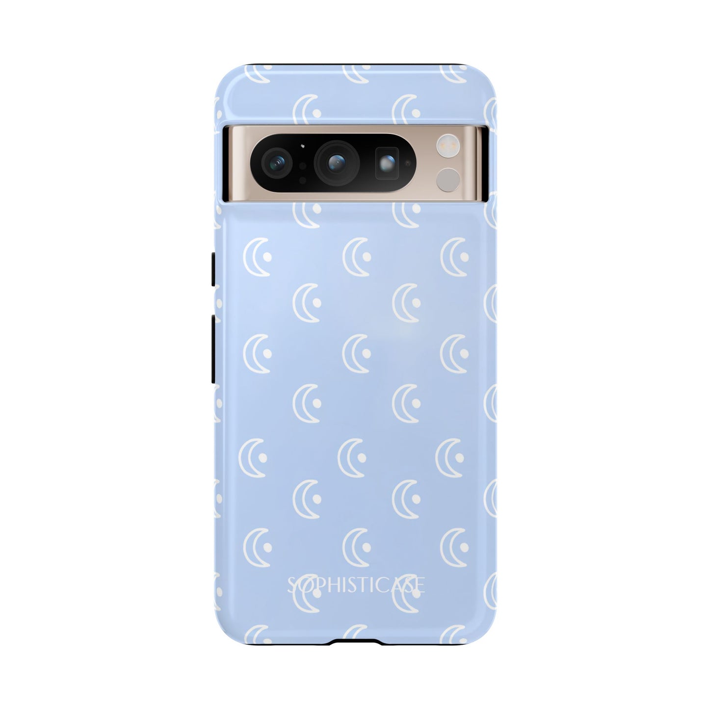 Moon Phase in Baby Blue - Tough Phone Case for Google Pixel