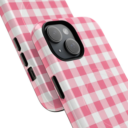 Gingham in Salmon - Magsafe Case