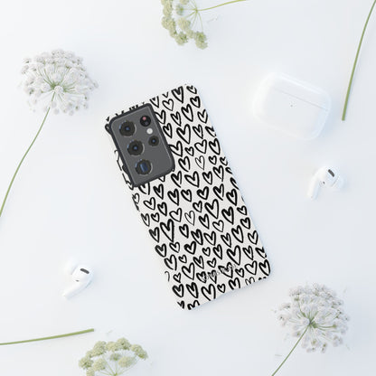 Dark Thoughts in Urban Heart - Tough Phone Case