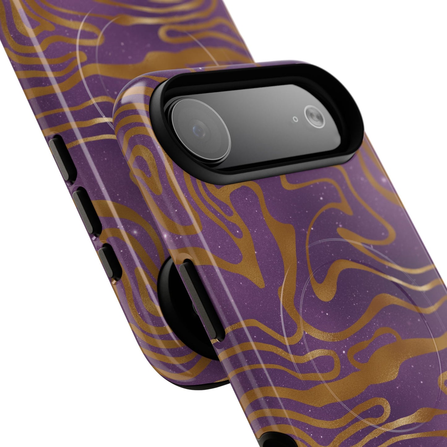 Cosmic Gold in Purple - iPhone Magsafe Case