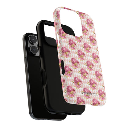 Rose Diamond Romance in Sienna - Tough Phone Case