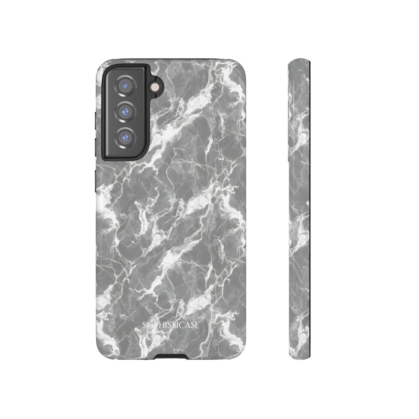 Marble Crush in Charcoal Grey - iPhone Case, Samsung Galaxy Case, Google Pixel Case
