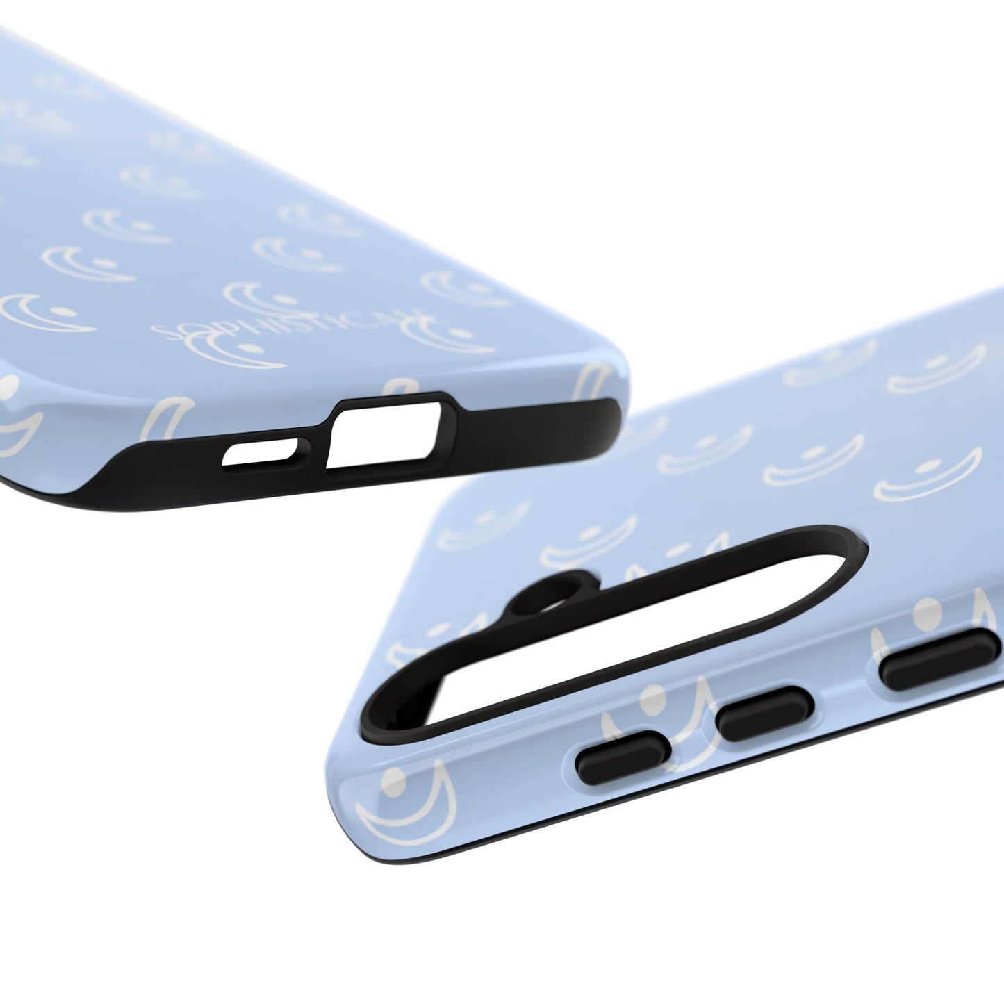 Moon Phase in Baby Blue - Tough Phone Case for Samsung Galaxy