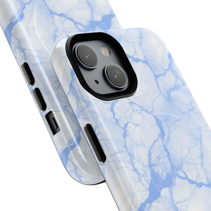 Marble Opulence in Blue - Magsafe Case