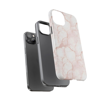 Marble Opulence in Neutral Beige - Tough Phone Case