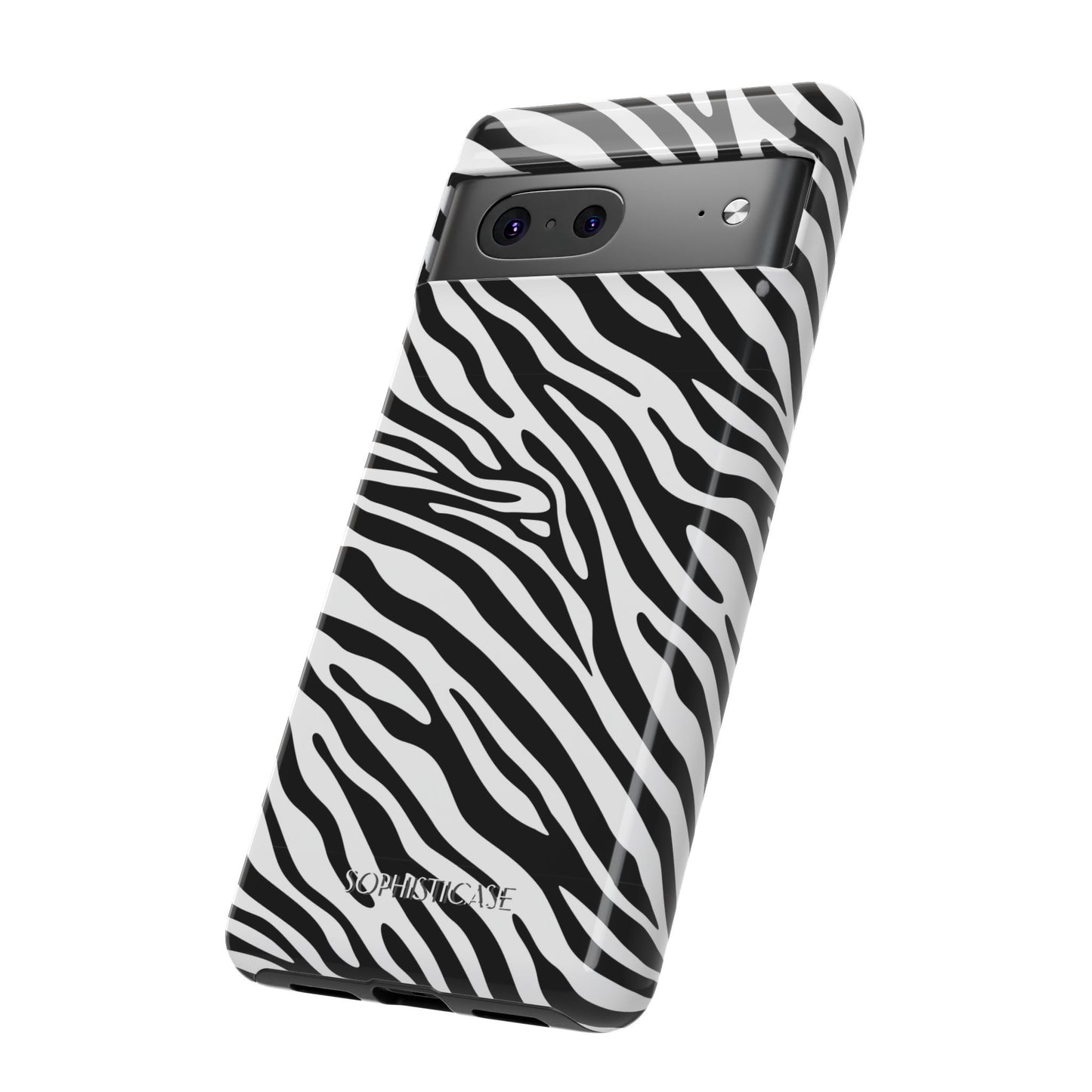 Dark Thoughts in Urban Zebra - Tough Phone Case