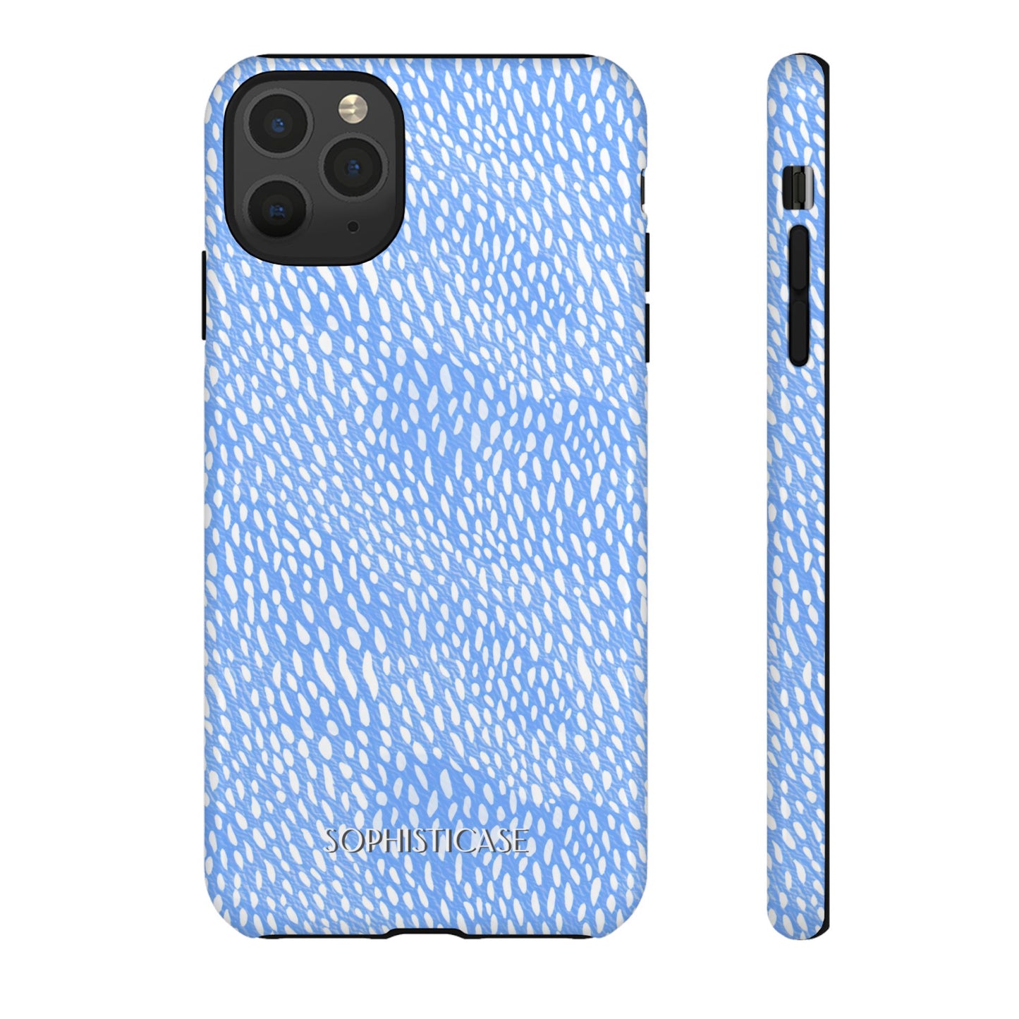 Oh Deer! in Blue - Protective Phone Case for iPhone