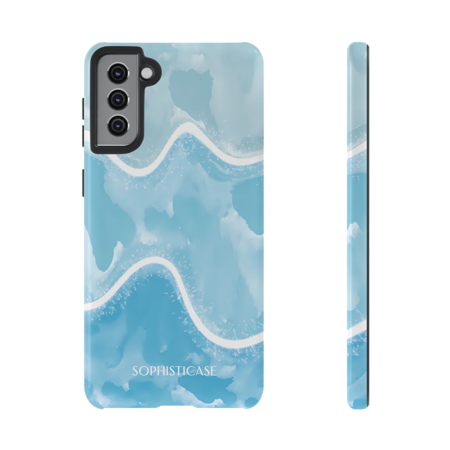 Serenity in Blue - Drop Proof Phone Case for iPhone, Samsung Galaxy and Google Pixel