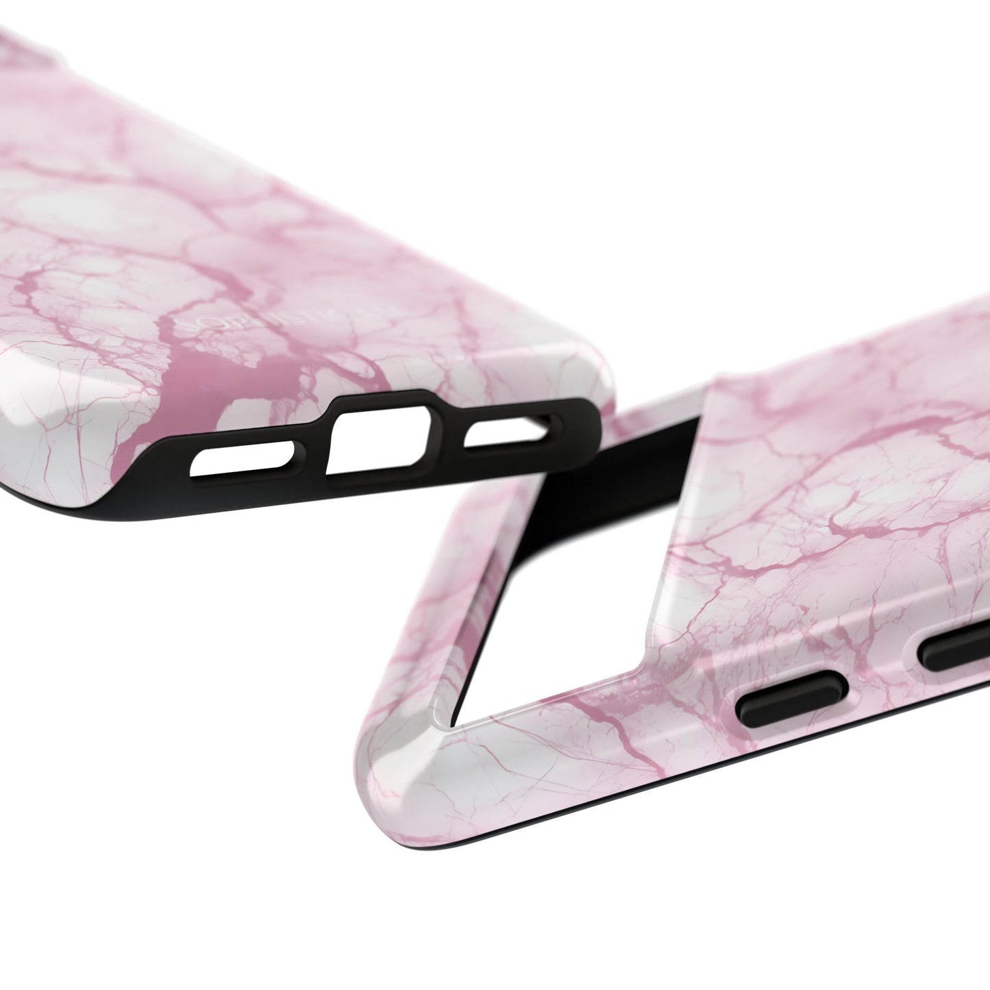 Marble Opulence in Pink - Tough Phone Case