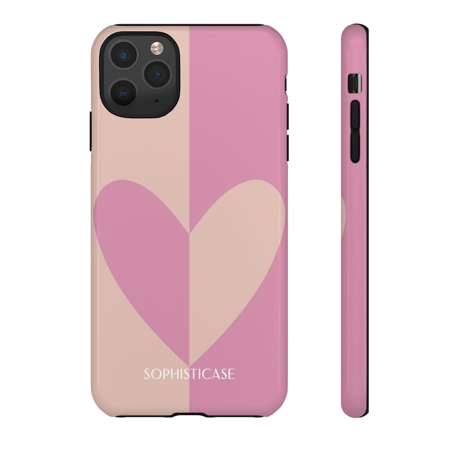 Be Mine in Pink and Brown - Tough Phone Case for iPhone