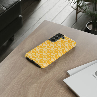 Tough Love in Yellow - Tough Phone Case