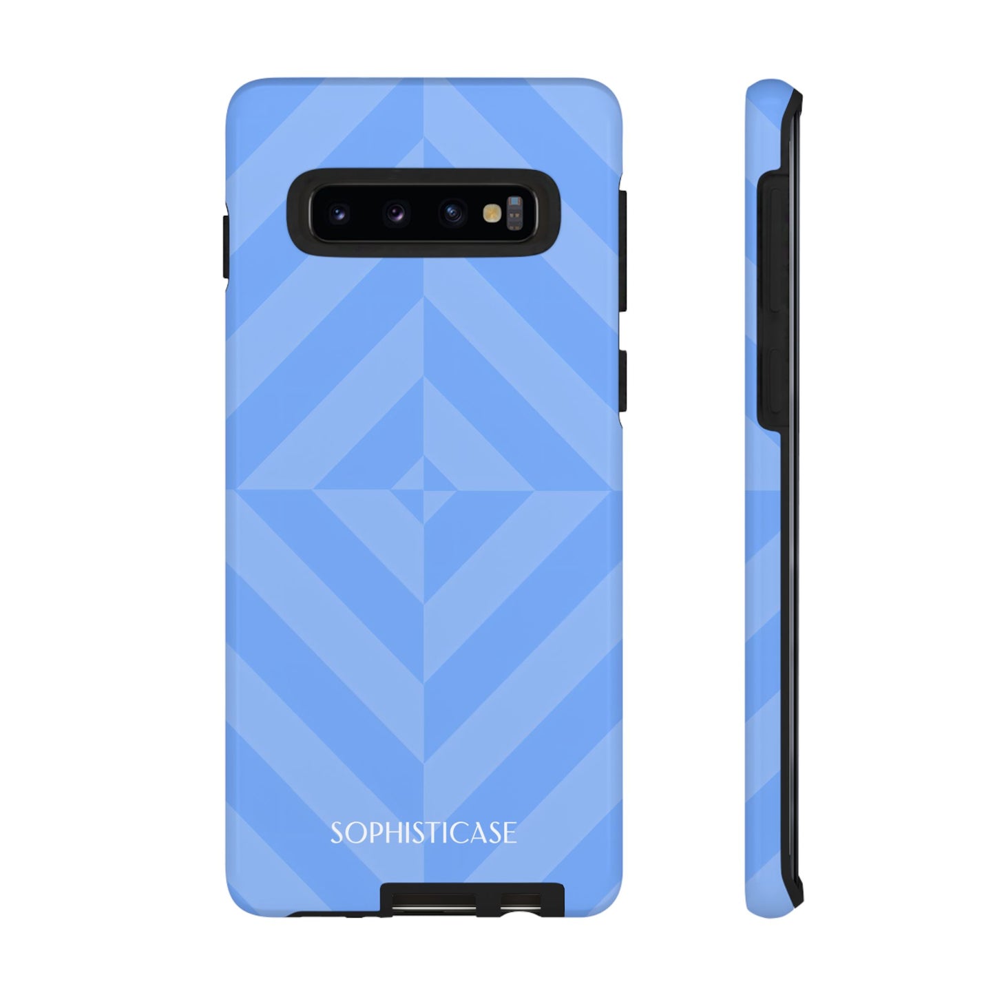 Zenergy in Blue - Dual Layer Shockproof Phone Case for iPhone, Google Pixel and Samsung Galaxy