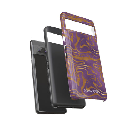 Cosmic Zebra in Purple - iPhone Case, Samsung Galaxy Case, Google Pixel Case