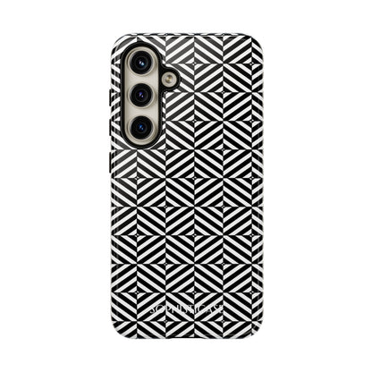 Illusions in Black - Tough Phone Case for Samsung Galaxy