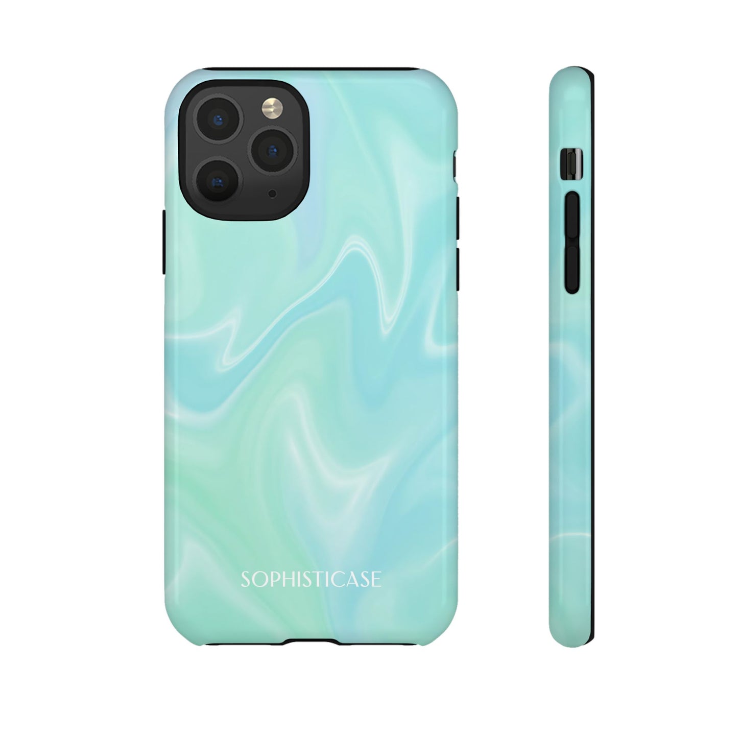 Liquid Magic in Green Haze - Drop Proof Phone Case for iPhone