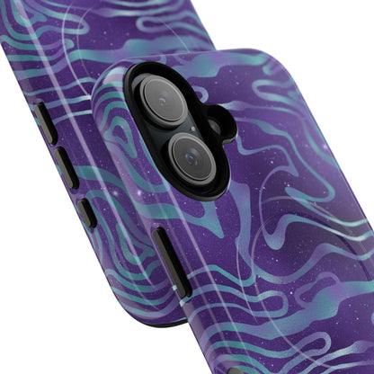 Cosmic Gold in Blue & Purple - iPhone Magsafe Case