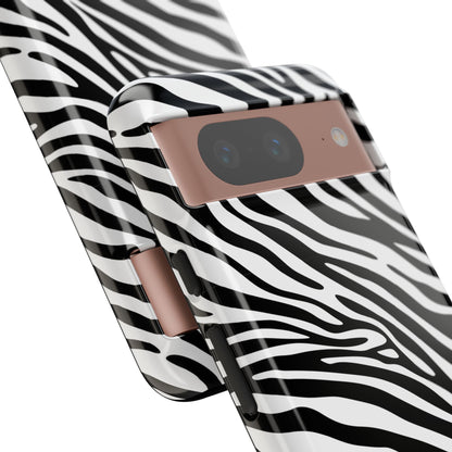 Dark Thoughts in Urban Zebra - Tough Phone Case