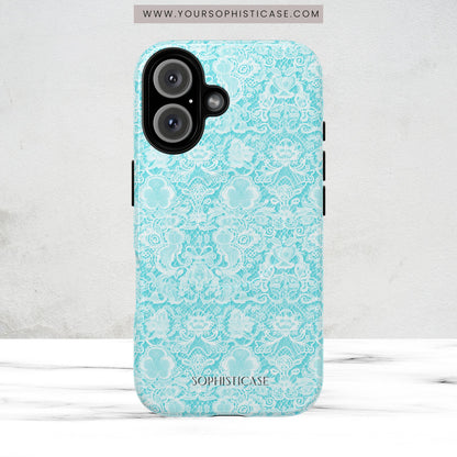 Luxe Lace in Aqua - Magsafe Case