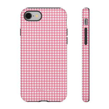 Tough Case - Houndstooth in Salmon