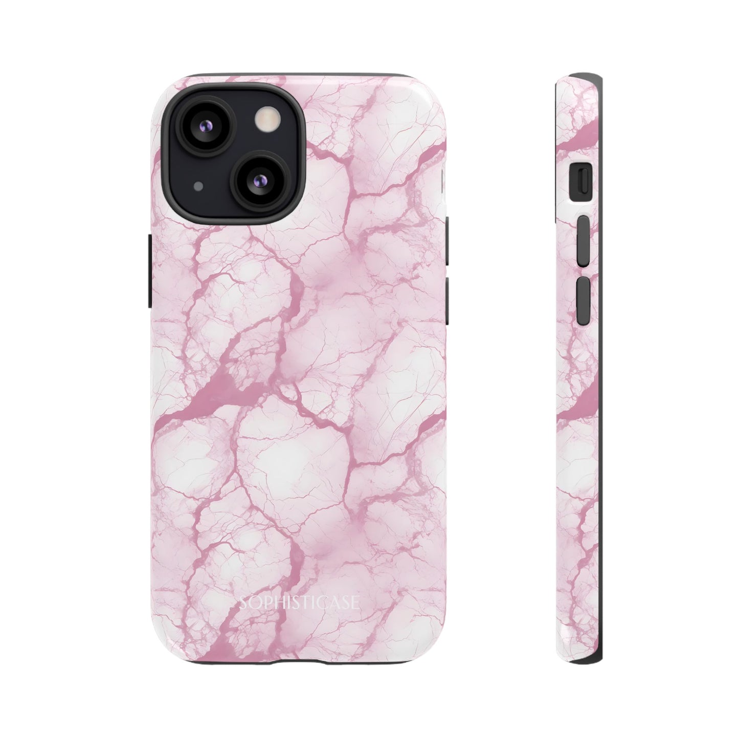 Marble Opulence in Pink - Tough Phone Case