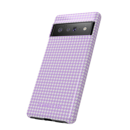 Tough Case - Houndstooth in Pastel Purple