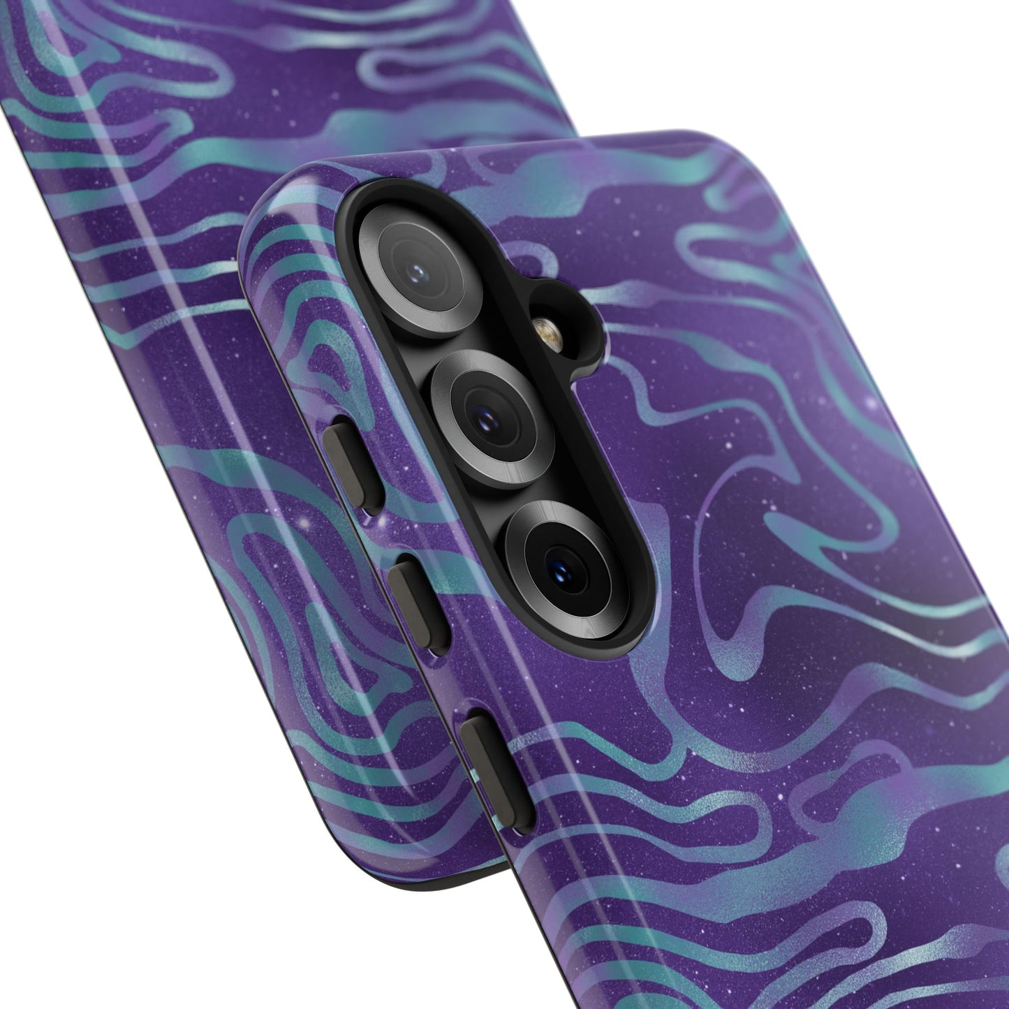 Cosmic Gold in Blue & Purple - iPhone Case, Samsung Galaxy Case, Google Pixel Case
