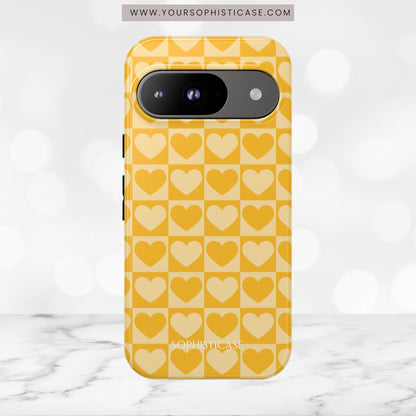 Tough Love in Yellow - Tough Phone Case